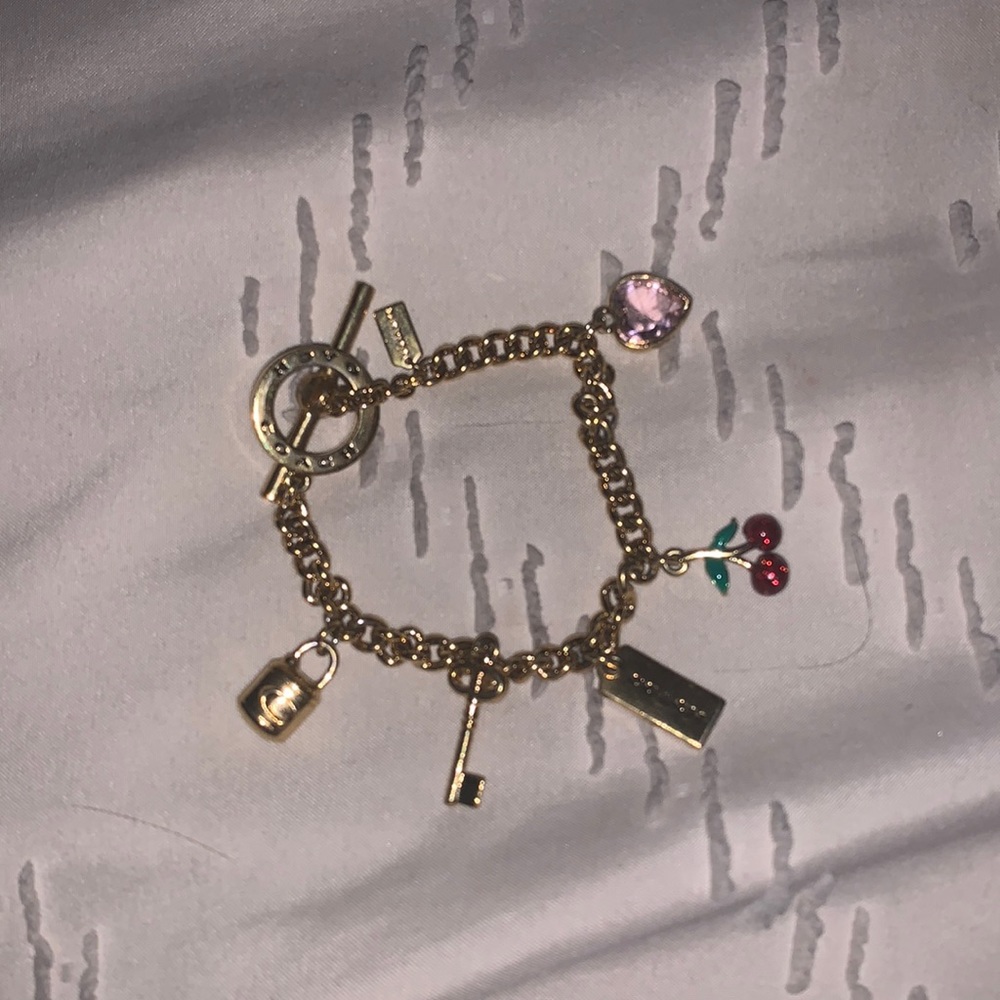 Coach charm bracelet